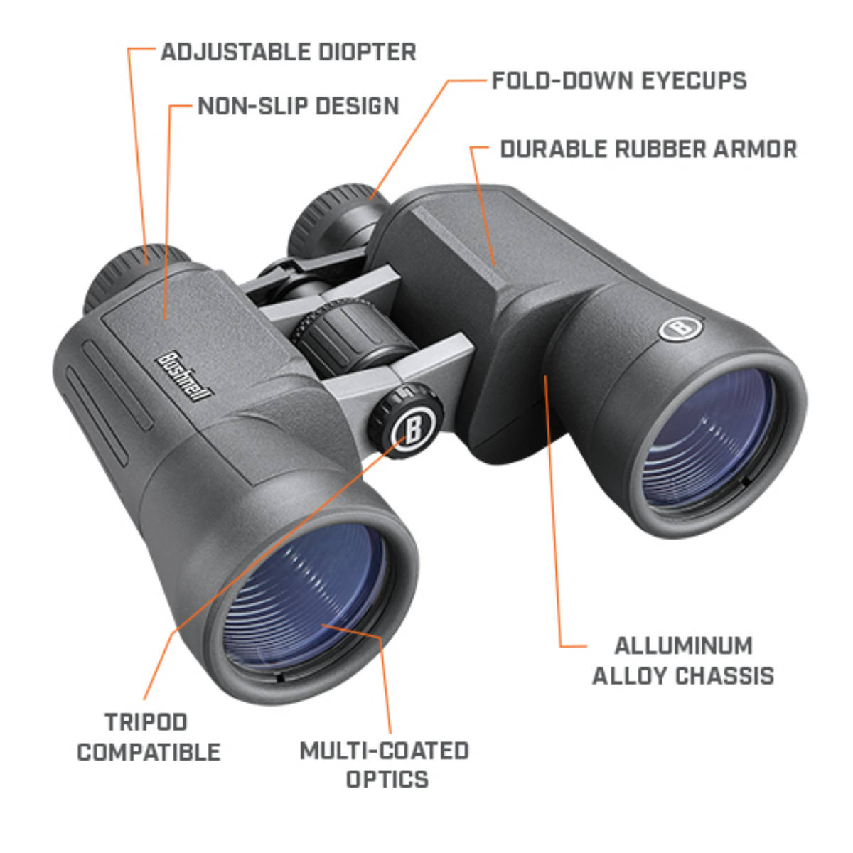 BUSHNELL POWERVIEW 10x50 BINOCULARS