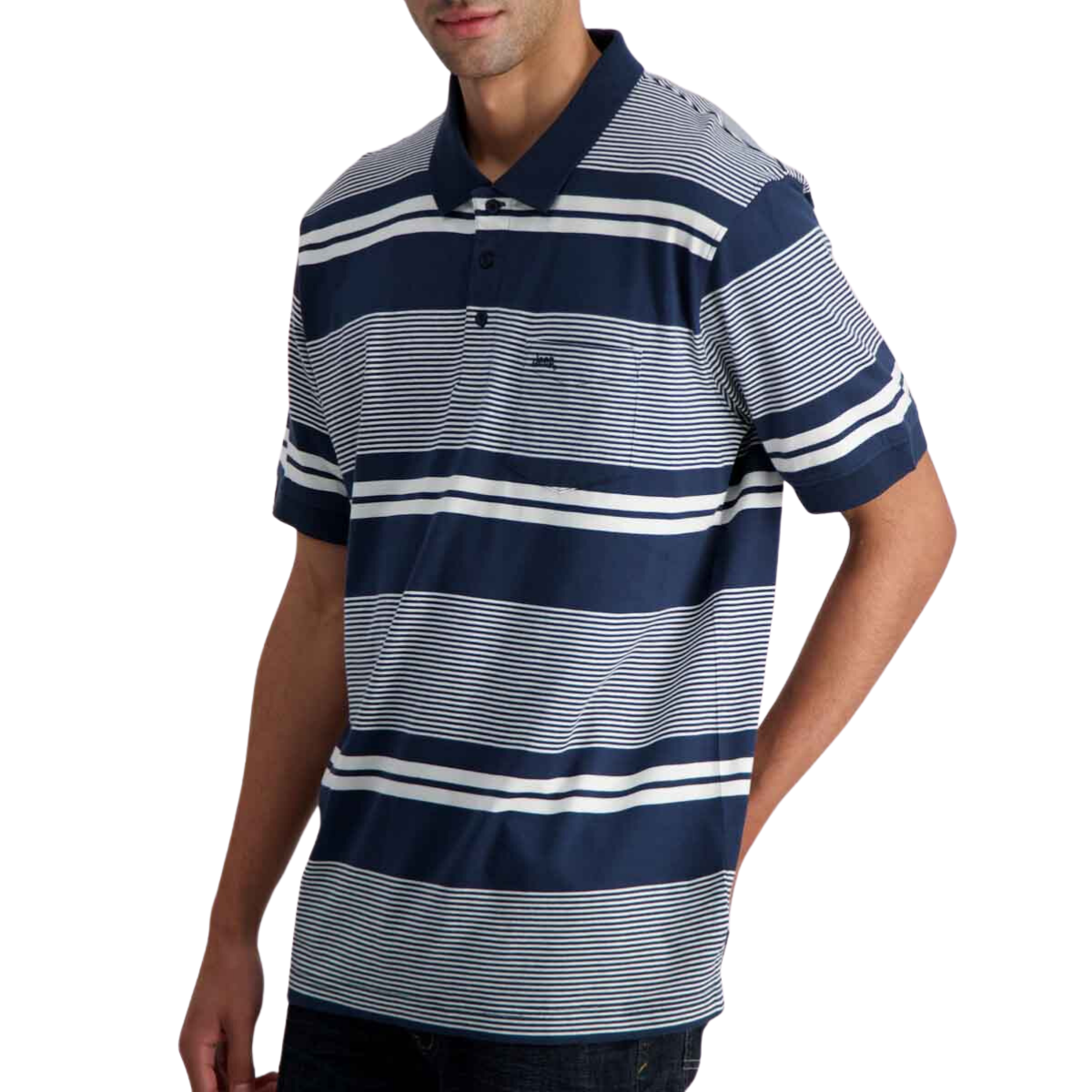 JEEP MENS MULTI STRIPE GOLFERS - Image 3