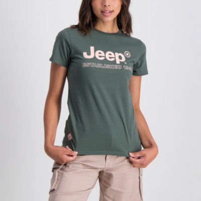 JEEP CLASSIC LOGO WOMENS T-SHIRT