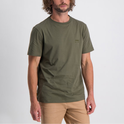 JEEP ORGANIC COTTON ESSENTIALS MENS T-SHIRT