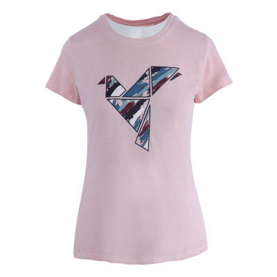 BLINK PRINTED ORIGAMI BIRD WOMENS T-SHIRT