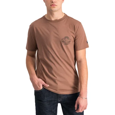 JEEP MEN'S CREW NECK ROUND LOGO T-SHIRT