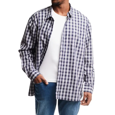 JEEP CASUAL LONG SLEEVE CHECK MENS SHIRT