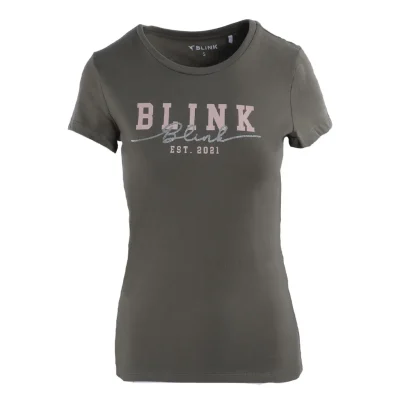 BLINK METALIC LOGO LADIES T-SHIRT