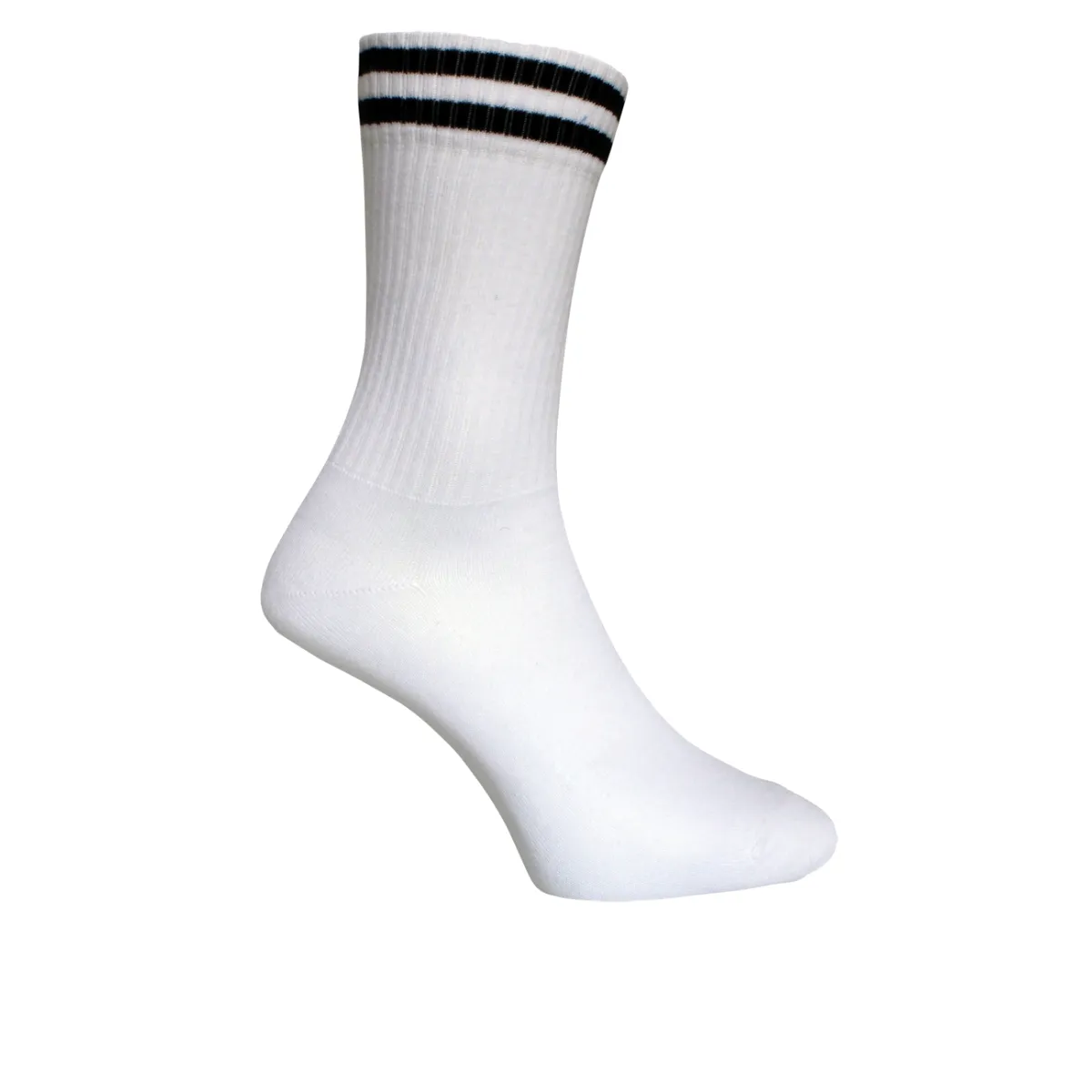 CAPE MOHAIR SOUL 2 STRIPE CREW SOCKS