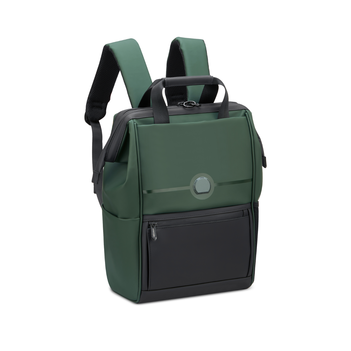Delsey Paris Turenne Soft Sac à dos roll-top 15″ polyuréthane recyclé schwarz - 1632620-00 – WARDOW
