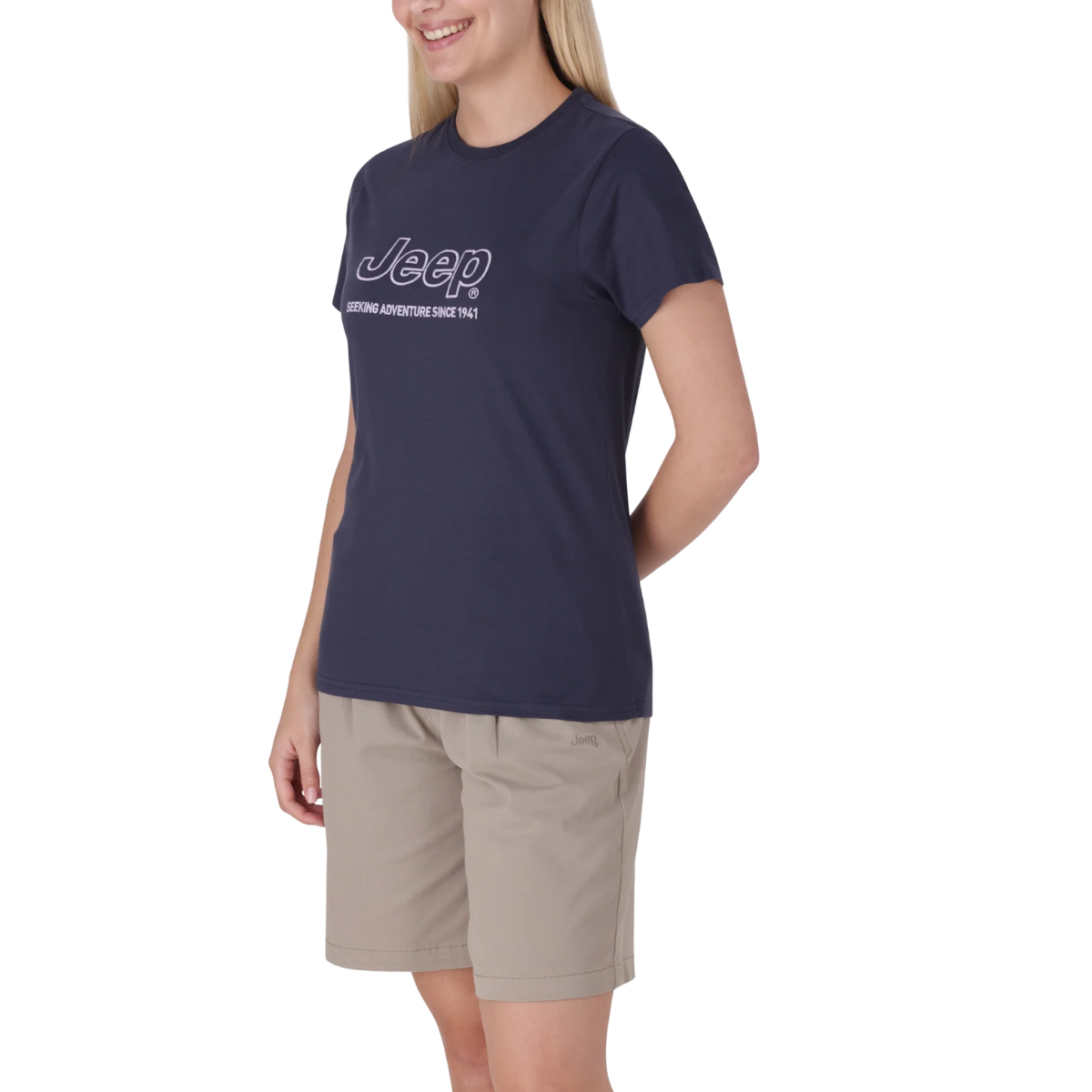 JEEP ORGANIC CORE APPLIQUE T-SHIRT (LADIES) - Image 2