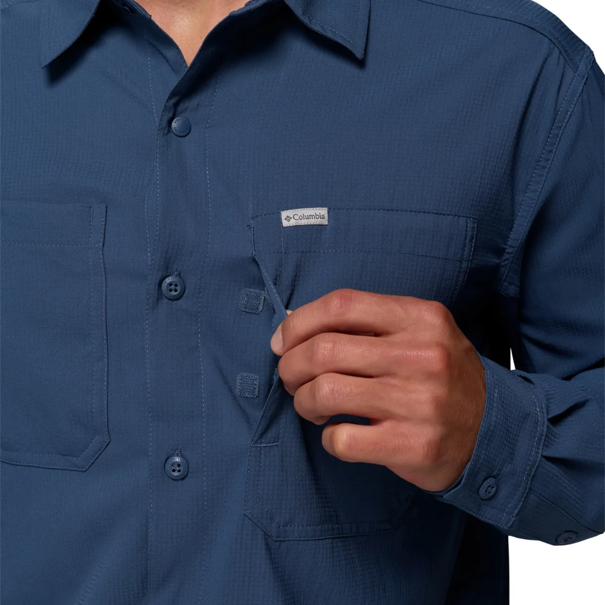COLUMBIA SILVER RIDGE UTILITY LITE LONG SLEEVE MENS SHIRT