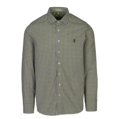 PRINGLE BERNARD GINGHAM EASY CARE LS SHIRT (MENS)