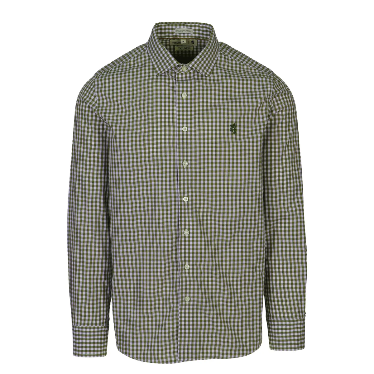 PRINGLE BERNARD GINGHAM EASY CARE LS SHIRT (MENS)