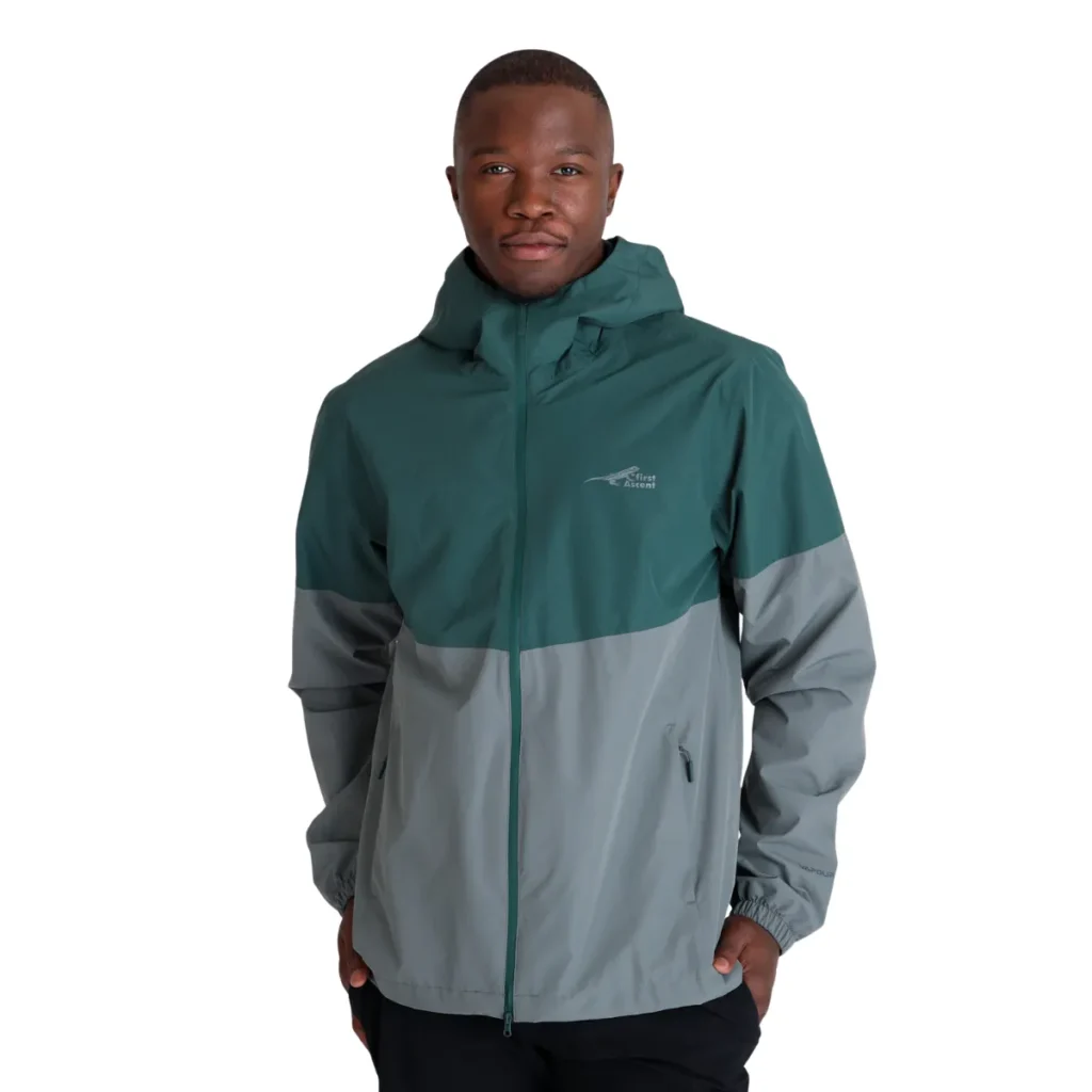 FIRST ASCENT DOWNPOUR WATERPROOF JACKET (MENS)